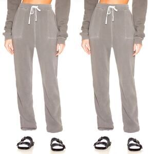 Revolve Tularosa Cotton Sweatpants Organic Benny Jogger Grey Size XXS NEW $158